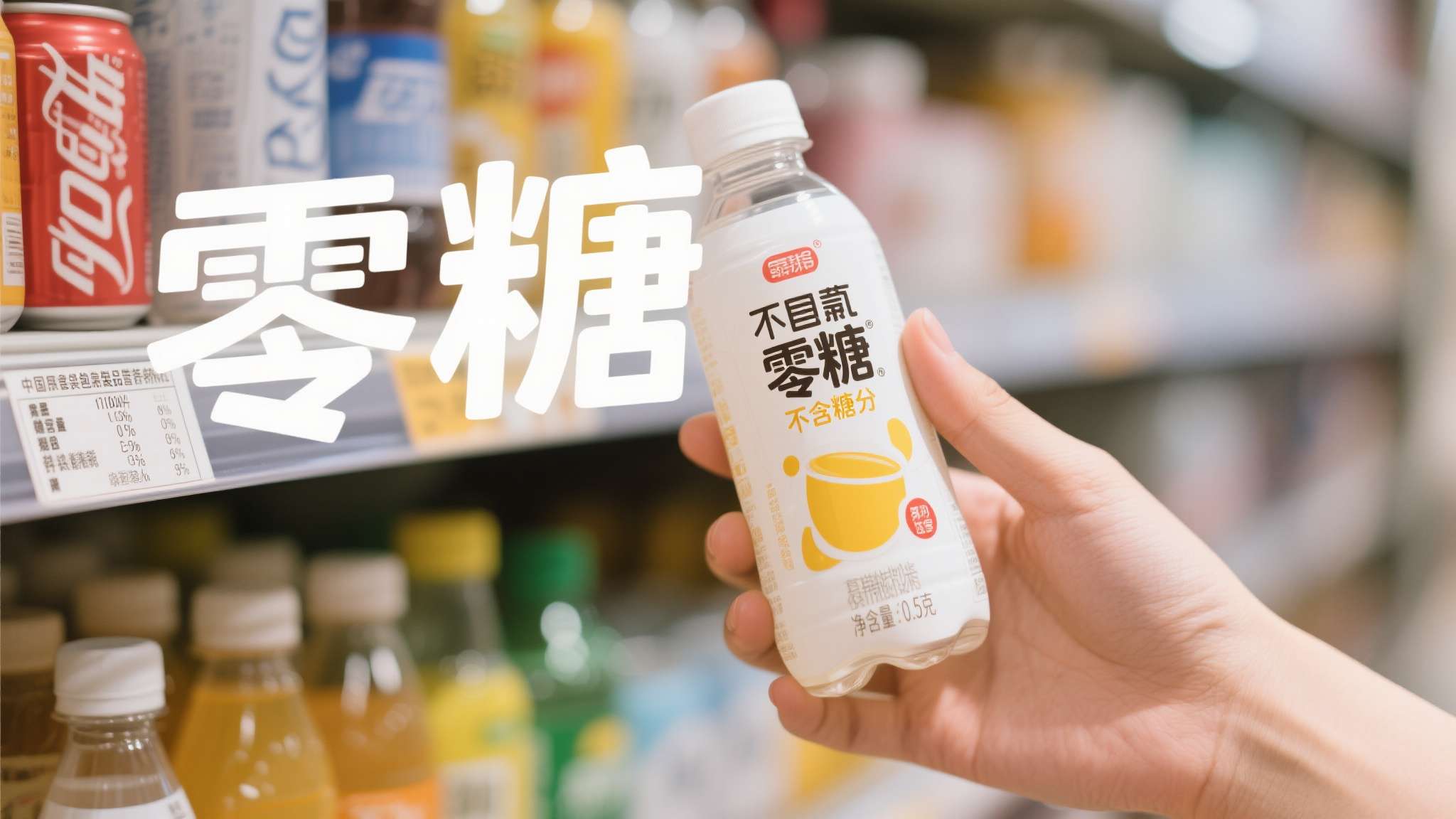 很多消费者默认"零糖"等于"不含糖分"，但事实并非如此。根据我国《预包装食品营养